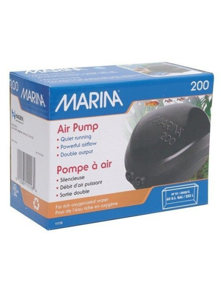 Marina 200 Bomba de Aire, 125-225 L