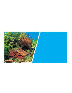 Fondo Fondo Plantas/Azul 45cmx7,6m