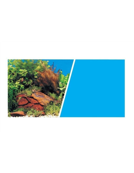 Fondo Fondo Plantas/Azul 45cmx7,6m