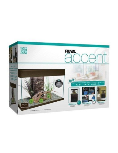 Fluval Accent Negro 95 L Kit Acuario + Mesa