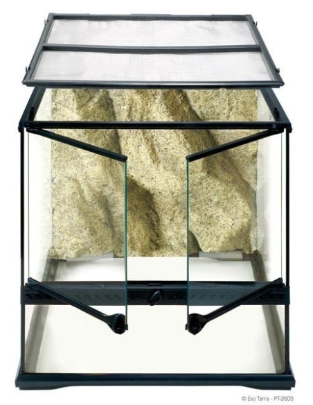 Exo Terra Terrario S/Wide, 90L, 45x45x45cm
