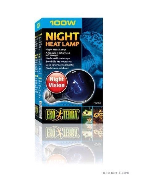 Night Glo Lámpara Incandescente 100 W