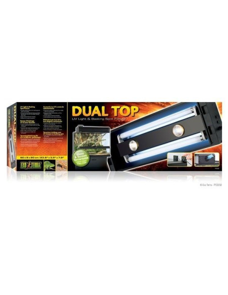 EXO TERRA TAPA DUAL 60CM 2X15W FLU. Y 2X35W HAL?GE