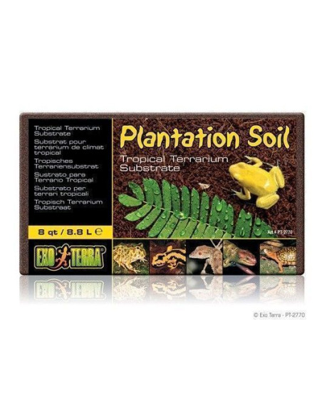 Exo Terra Plantation Soil Coco Comprimido, 8,8 L