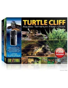Exo Terra Turtle Cliff Filtro Tortuga+Roca, S