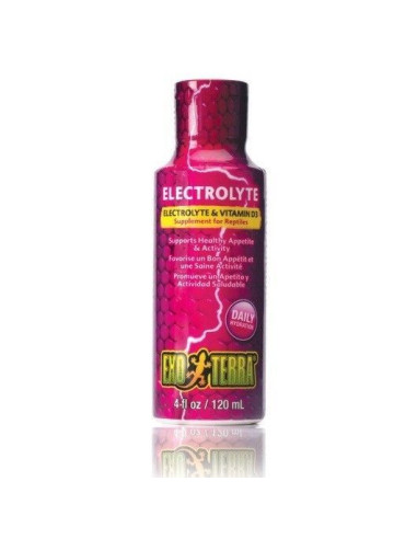 Exo Terra Electrolitos + Vitamina D3, 120ml