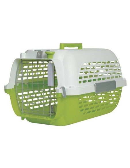 Transportín Mediano Verde Blanco