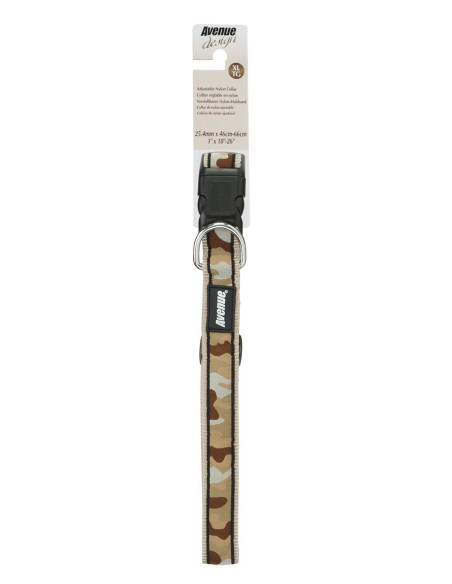 Collar Ajustable Nylon Camuflaje Beige 15