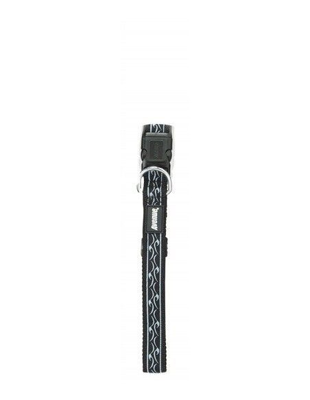 Collar  Ajustable Naylon Tatto Azul Negro 1