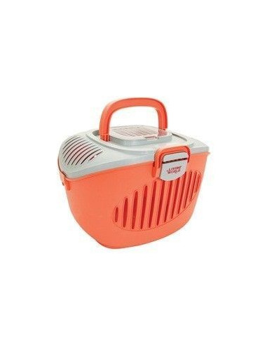 Transportín Paws 2 Go Salmon Gris