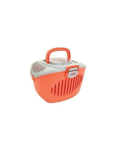 Transportín Paws 2 Go Salmon Gris