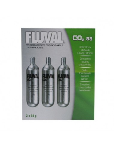 Fluval Co2 Recambio 88grs 3 Pc