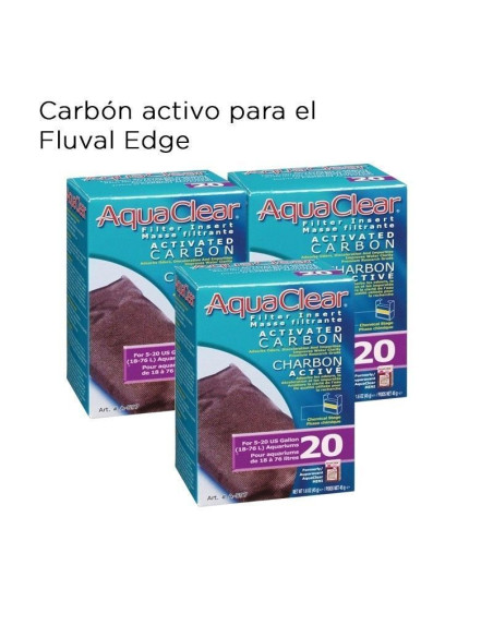 Fluval  Edge Carbón, 3uds