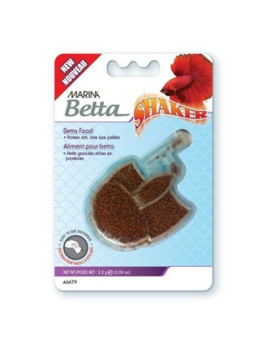 Marina Betta Shaker 2,5 Gr. Alimento Gr?Nulos