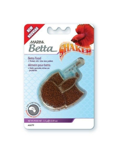 Marina Betta Shaker 2,5 Gr. Alimento Gr?Nulos