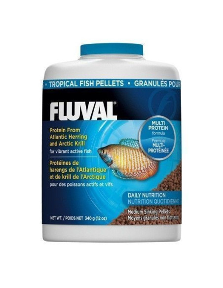 Fluval Alimento Tropical Gránulos 340 G 750 Ml