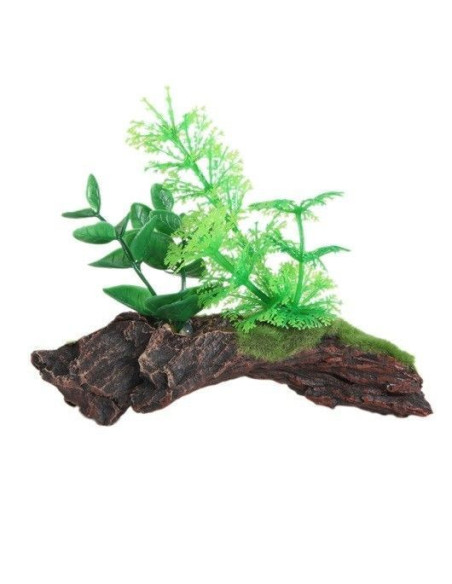 Decoración Replica Raiz/ Musgo N1 Peq 14x4x12 Cm