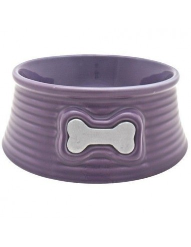 Comedero Ceramico Pattern Púrpura 700...