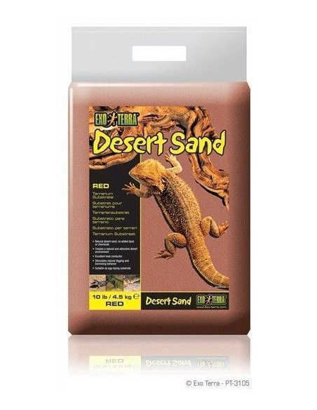 EXO TERRA ARENA DEL DESIERTO ROJA 4,5 KG