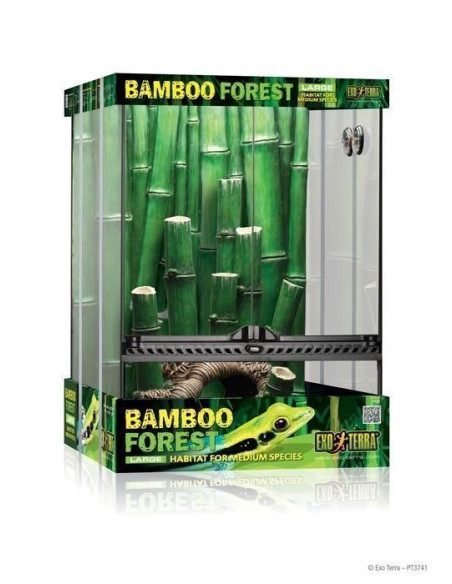 Exo Terra Kit Terrario Bamboo L. 45x45x60cm