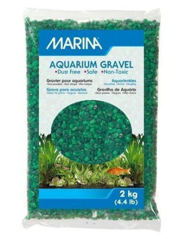 Marina Grava Verde Varios Tonos, 2kg