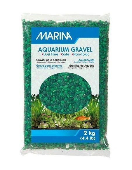 Marina Grava Verde Varios Tonos, 2kg
