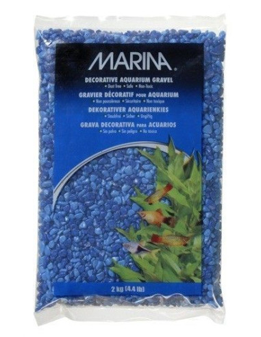 Marina Grava Azul Varios Tonos, 2kg