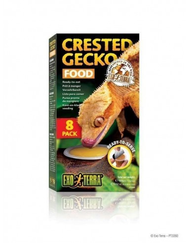 Comida Gecko Crestado 8 Uds