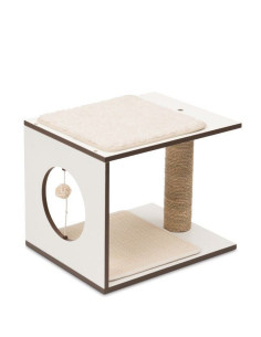 Rascador V Stool Blanco