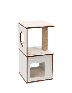 Rascador V Box Pequeño Blanco
