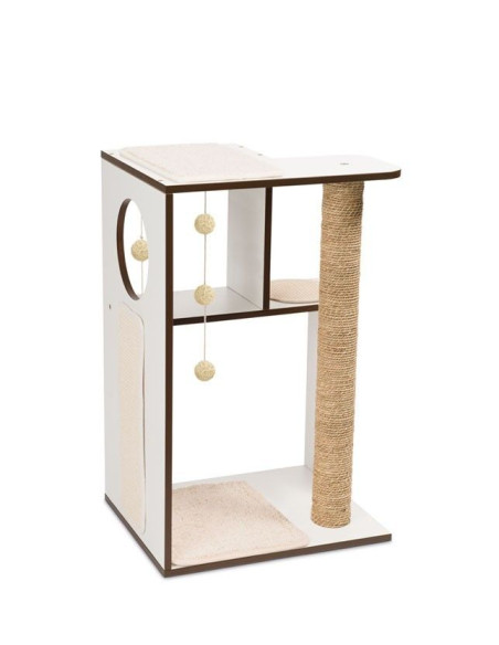 Rascador V Box Grande Blanco
