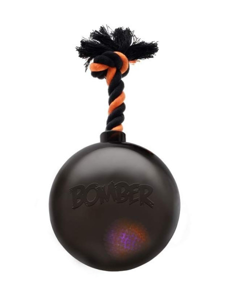 Pelota Bomba 17 Cm Negra