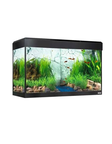 Acuario Roma 125 Kit Con Led Negro