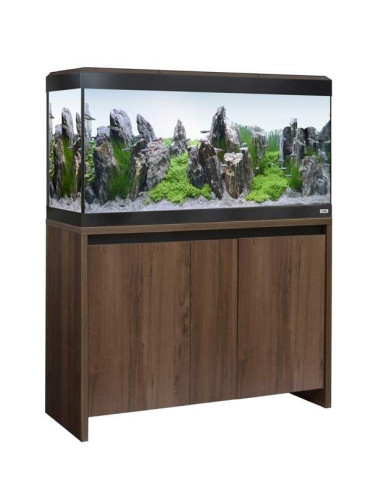 Acuario Roma 200 Kit + Mesa Nogal Con Led