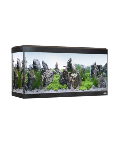 Acuario Roma 200 Kit Con Led Nogal