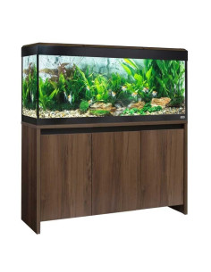 Acuario Roma 240 Kit + Mesa Nogal Con Led