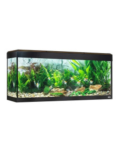 Acuario Roma 240 Kit Con Led Nogal