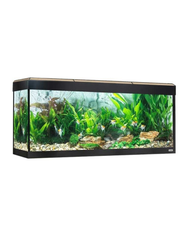 Acuario Roma 240 Kit Con Led Roble