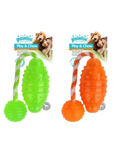 Juguete Play & Chew Pawise Rugby-Pelota