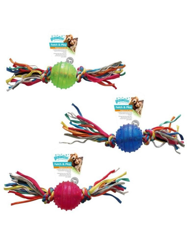 Pelotas Con Cuerda Pawise Pelotas Flecos Tpr