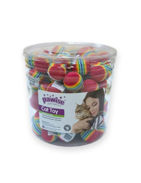 Cubo Pelotas Arcoiris 90pc