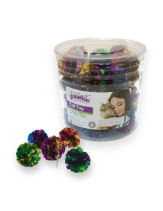 Cubo Juguetes Gatos Pawise-Pelota Crinkle 24pc