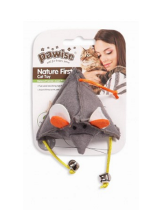 Nature First Gatos Pawise Ratón Mezclilla 12,5cm