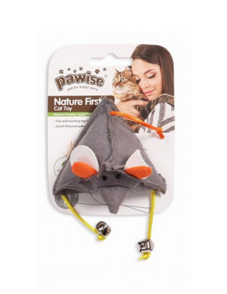 Nature First Gatos Pawise Ratón Mezclilla 12,5cm