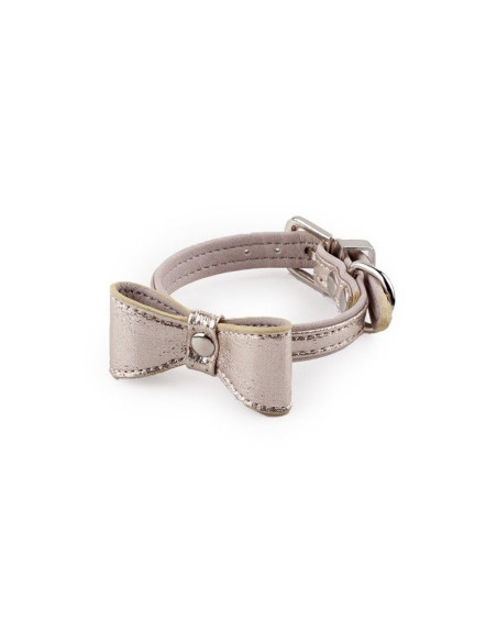 Collar Con Lazo 1.2 Cm Champagne