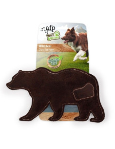 Juguete De Cuero Wild&Nature Oso 23x12x3cm