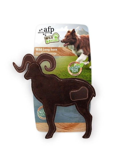 Juguete De Cuero Wild&Nature  Cabra 18cm
