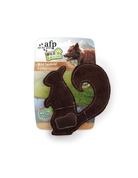Juguete De Cuero Wild&Nature  Ardilla 13cm