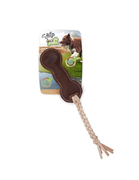Juguete De Cuero Wild&Nature  Dumbel 34cm
