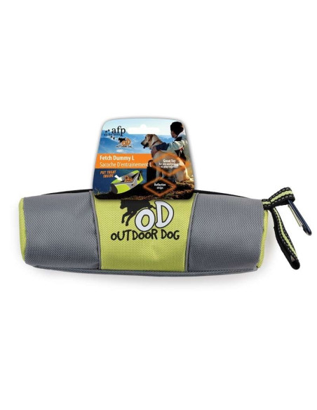 Porta Comida L 24cm Outdoor Dog Verde&Narj.